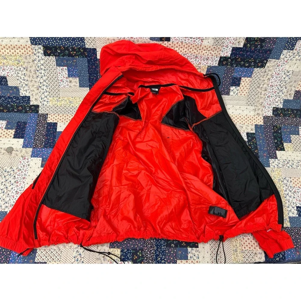 The North Face Men's Mountain Windshell Red Size XL Nylon Polyester
